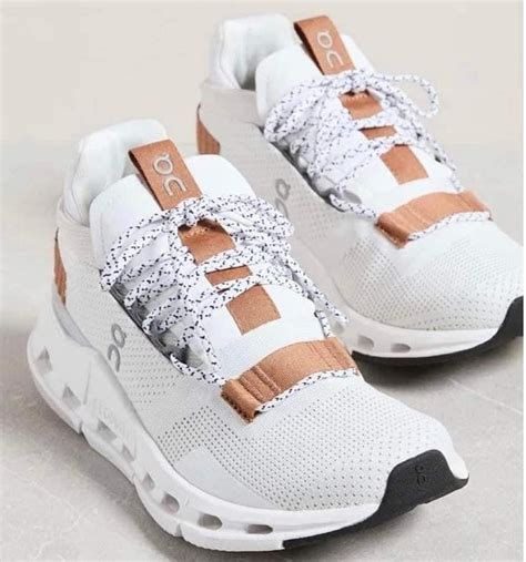 on cloud white tennis shoes